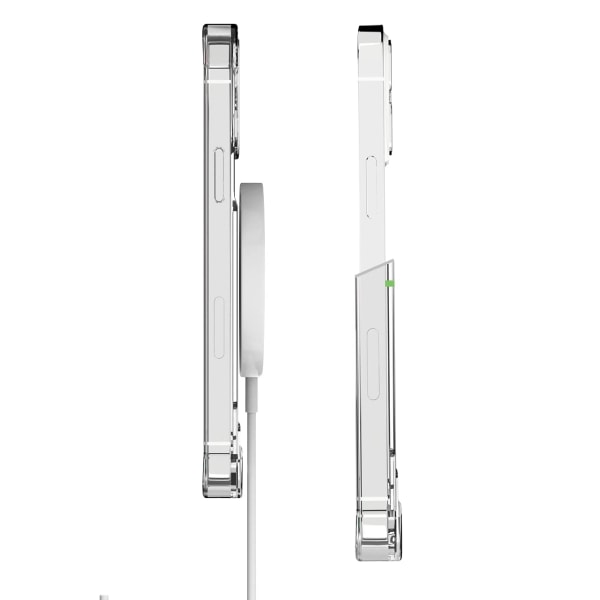 iPhone 14 Pro Max - Stilrent Praktiskt Skyddsskal Korthållare Genomskinlig