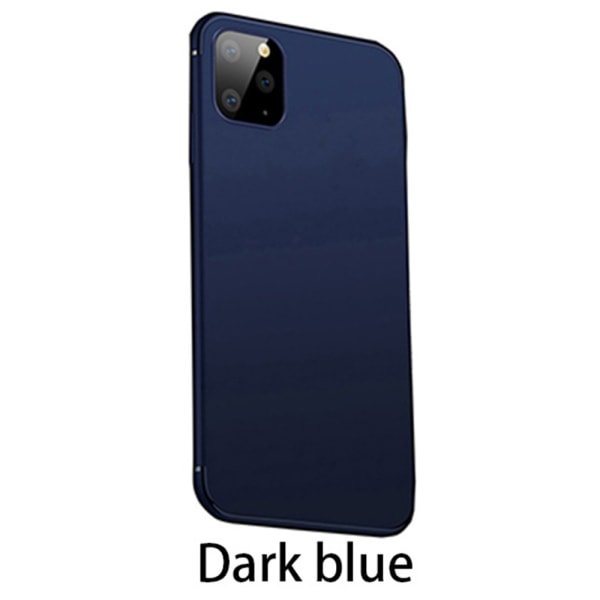 iPhone 11 Pro - Stilrent Skyddande Silikonskal Mörkblå