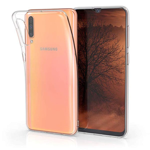 Samsung Galaxy A50 - Silikonskal Transparent/Genomskinlig