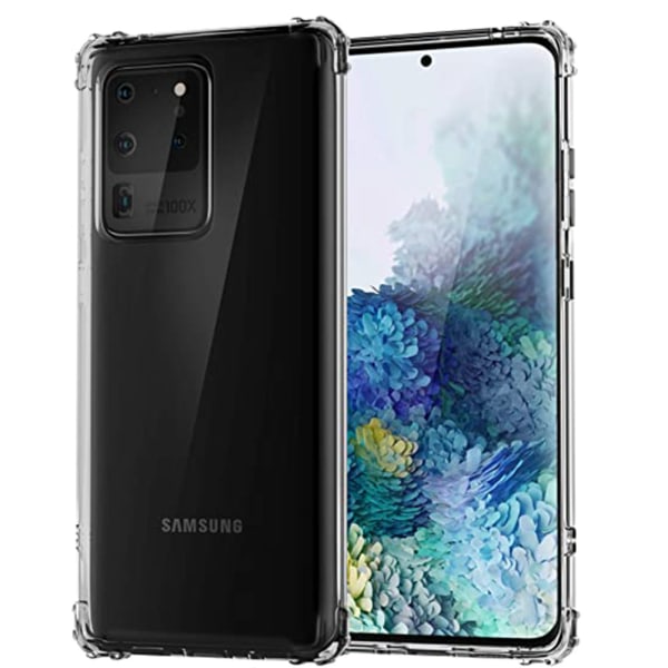 Samsung Galaxy S20 Ultra - Støtdempende Floveme-deksel Transparent/Genomskinlig