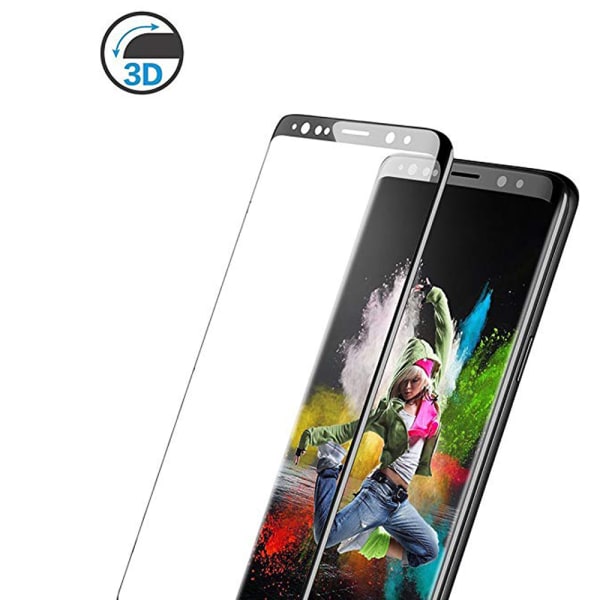 MyGuard 3D näytönsuoja Samsung Galaxy S9Plus -puhelimelle Svart