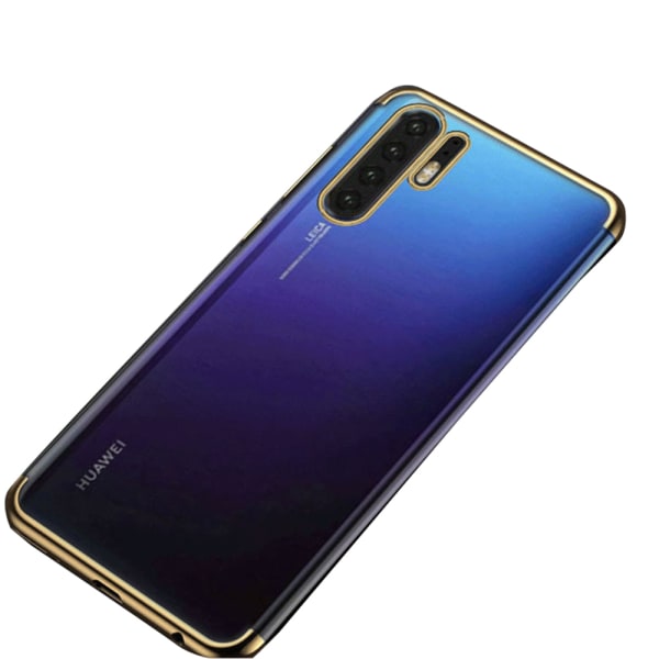 Huawei P30 Pro - FLOVEME Ekstra tyndt stilfuldt silikonecover Guld Guld