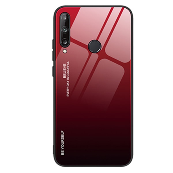 Gennemtænkt cover - Huawei P40 Lite E Svart/Röd