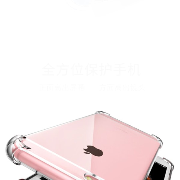 iPhone 5/5S/5SE - Beskyttende (FLOVEME) silikondeksel Transparent/Genomskinlig
