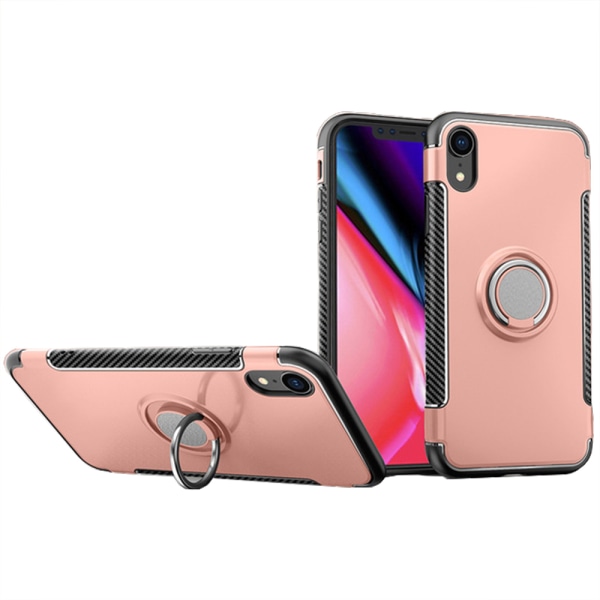 iPhone XS Max - Skyddsskal med Ringholder Grå