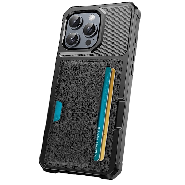 iPhone 15 Pro Max Kortfodral - Skydd & Funktion i Ett