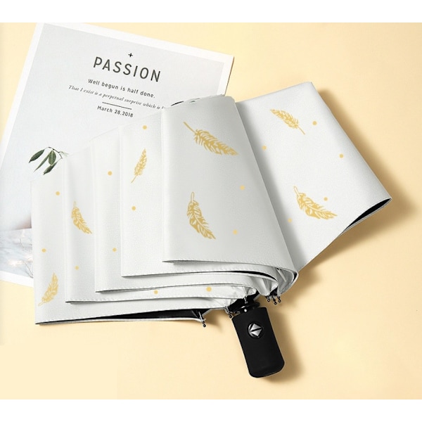 Välj ditt mönster! Klassiska paraplyer med färgstarka insidor för varje stil  LEAVES GOLDEN