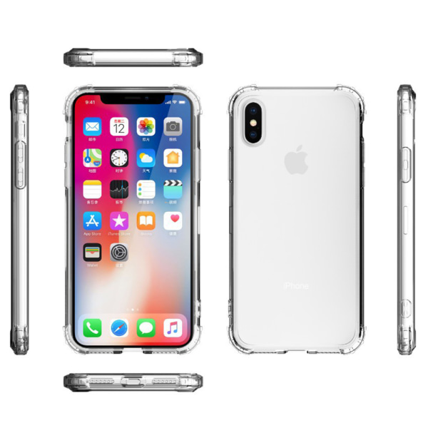 Tunt och Skyddande Silikonskal för iPhone XR Transparent/Genomskinlig