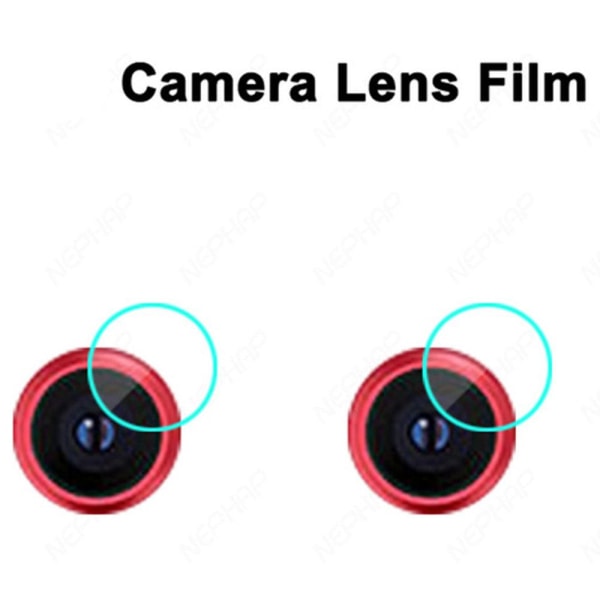 iPhone 8 kameralinsedeksel Standard HD Transparent/Genomskinlig