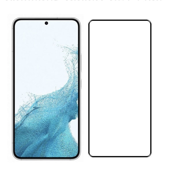 Galaxy S23 Plus 2.5D skærmbeskytter og kameralinsebeskytter Transparent