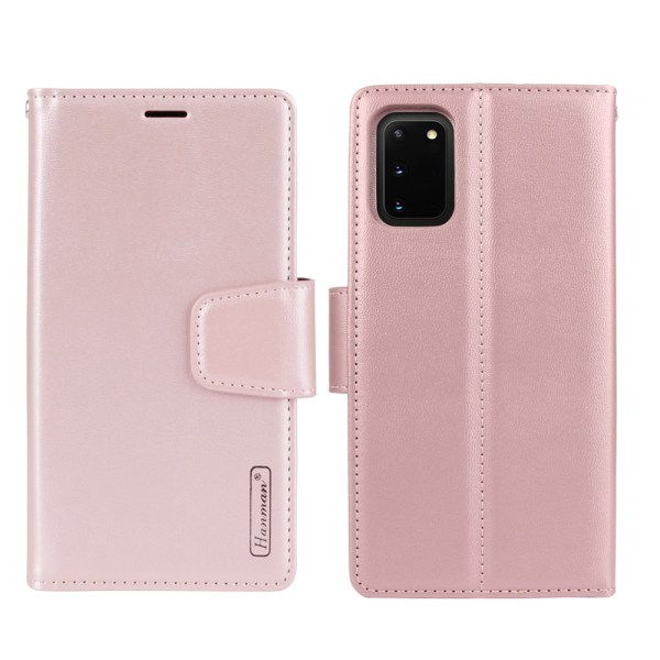 Samsung Galaxy S20 - Effektivt lommebokdeksel (HANMAN) Roséguld