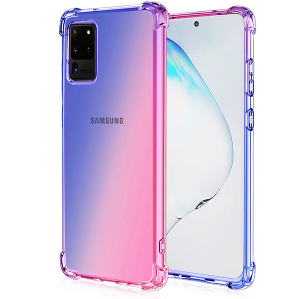 Samsung Galaxy S20 Ultra - Elegant silikonecover Svart/Guld