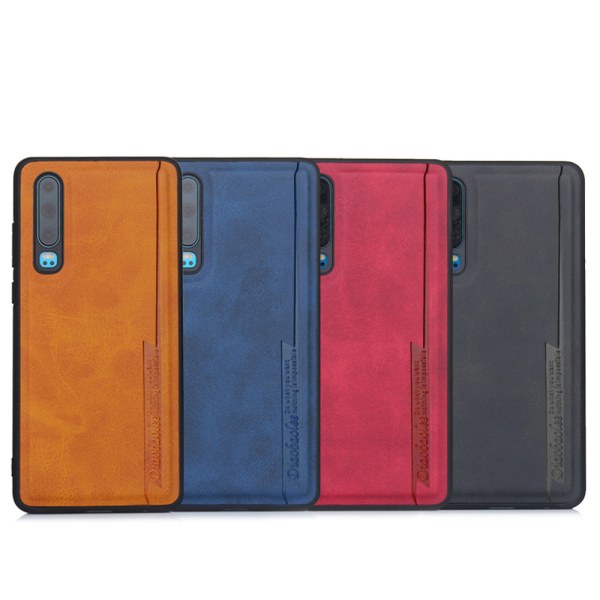 Huawei P30 - Stilrent Pu-Läder Skal från Diaobaolee Svart