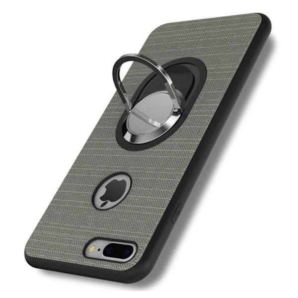 iPhone 6/6S - Praktiskt Silikonskal med Ringh�llare FLOVEME Röd