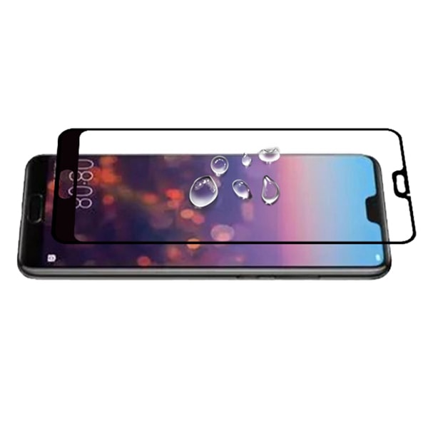 2-PACK MyGuard Skärmskydd av Carbonmodell för Huawei P20 Lite Svart