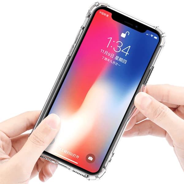 Silikonskal kompatibelt med iPhone 14 Genomskinlig