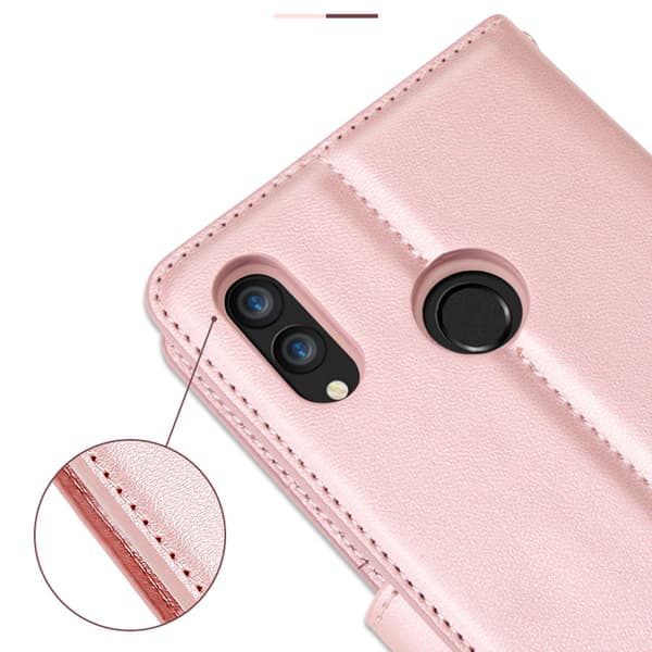Huawei P Smart 2019 - Stilrent Plånboksfodral (HANMAN) Guld