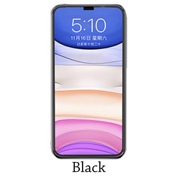iPhone 12 alumiininen näytönsuoja HD-Clear 0,2mm Svart