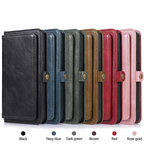 Samsung Galaxy S20 Plus - Dobbelt Wallet Cover Mörkgrön