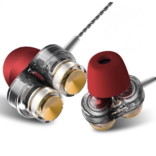 LongsDom Dual-core In-ear Genomskinlig