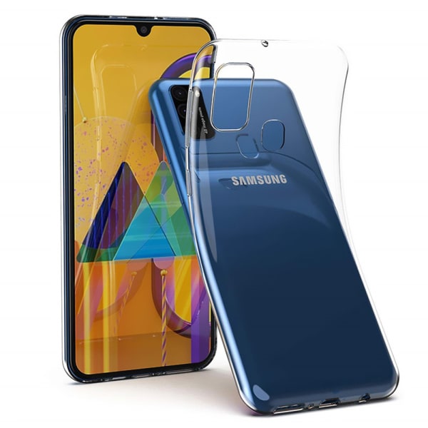 Samsung Galaxy A21S - Genomtänkt Floveme Silikonskal Transparent/Genomskinlig