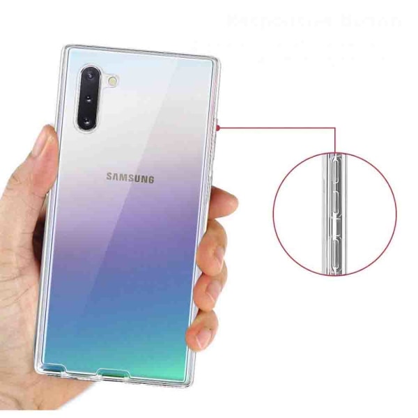 Dubbelsidigt Silikonskal - Samsung Galaxy Note10 Svart
