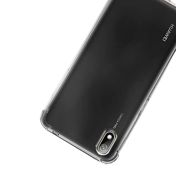 Huawei Y5 2019 - Kraftfullt Floveme Silikonskal Transparent/Genomskinlig