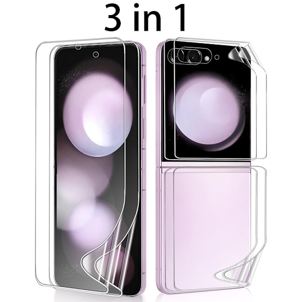 3-in-1 Hydrogel Skärmskydd Samsung Galaxy Z Flip 6