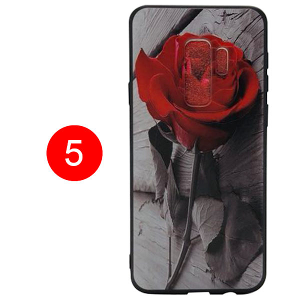 Blommiga Skyddsskal för Samsung Galaxy S9 Plus flerfärgad 5