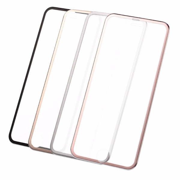 3-PACK Originalskydd från HuTech 3D (Aluminium) iPhone 8 Guld