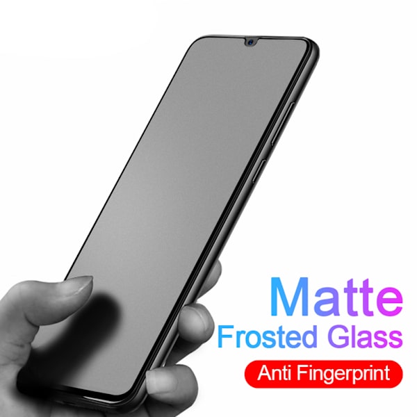 A51 3-PAK Skærmbeskyttelse 2.5D Anti-Fingerprints 9H 0,3mm Svart