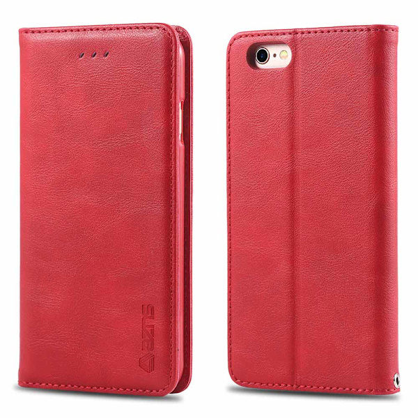 iPhone 6/6S - Robust Plånboksfodral Brun Brun