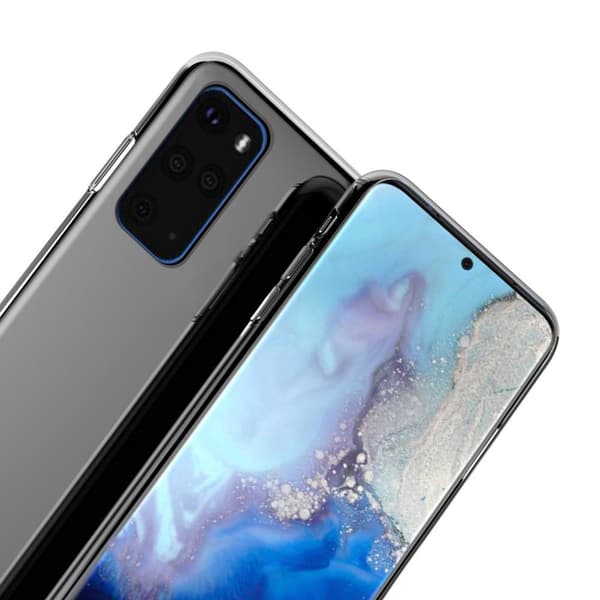 Samsung Galaxy S20 Plus - Stötdämpande Silikonskal Transparent/Genomskinlig