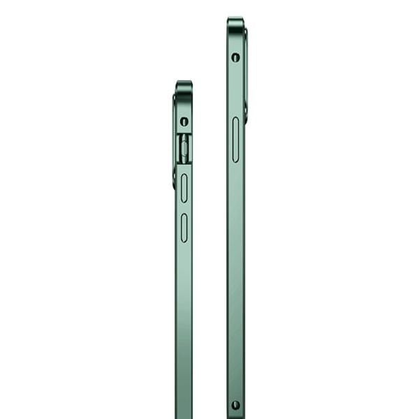 iPhone 12 Pro Max - Beskyttende magnetisk dobbeltskal Grön