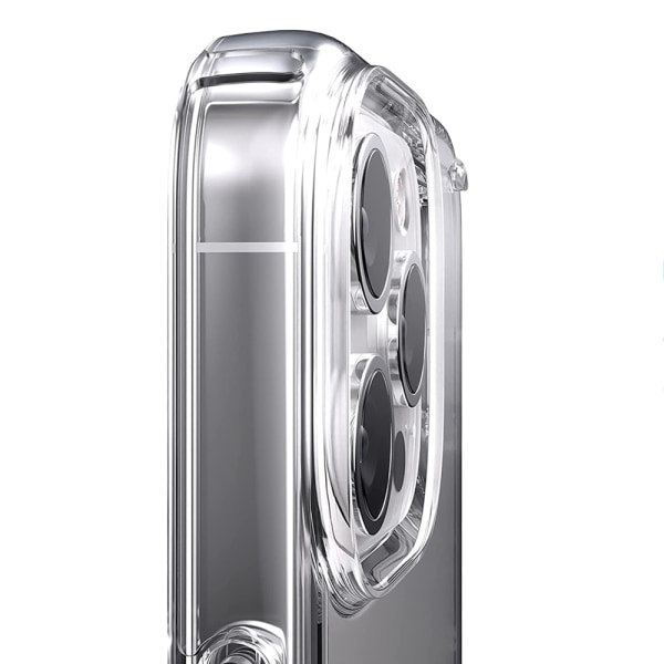 iPhone 15 Pro max -  Tunt Skyddande Silikonskal Transparent