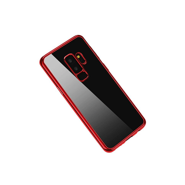 Tyylikäs suojus pehmeää silikonia Samsung Galaxy S9+:lle Röd