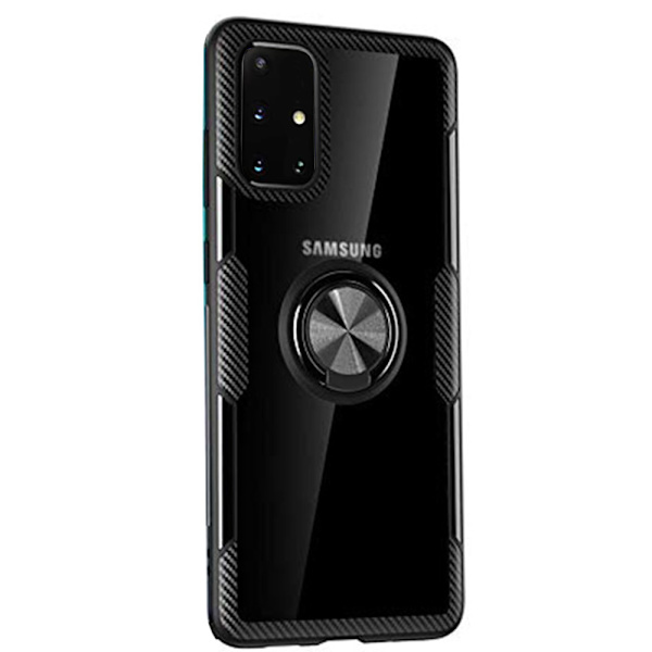 Samsung Galaxy A51 - Stilsäkert Leman Skal med Ringhållare Blå