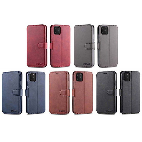 iPhone 11 Pro - Beskyttende Azns Wallet Case Brun Brun