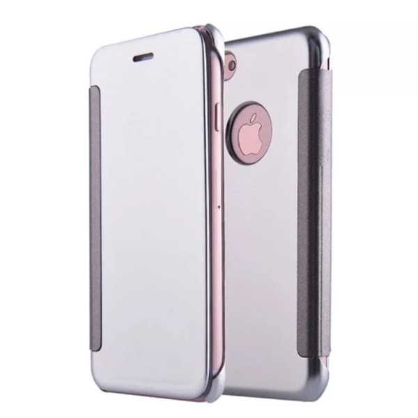 iPhone 6/6S Plus - LEMAN Stilfuldt Clear View etui (ORIGINAL) Silver/Grå