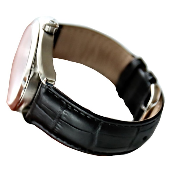 Stilrent Bekvämt Vintage-Design Klockarmband (PU-LÄDER) Rosa 12mm