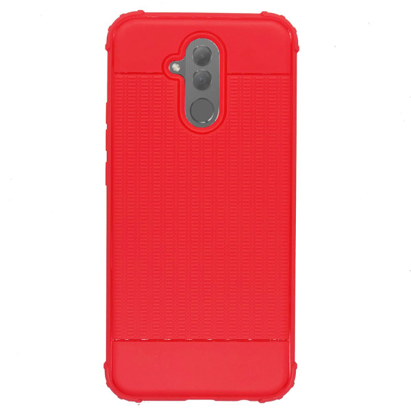 Huawei Mate 20 Lite - Stilig deksel (LEMAN) Röd