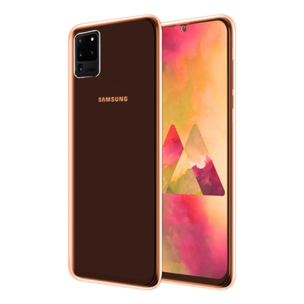 Samsung Galaxy S20 Ultra - Heltäckande Skyddande Silikonskal Rosa