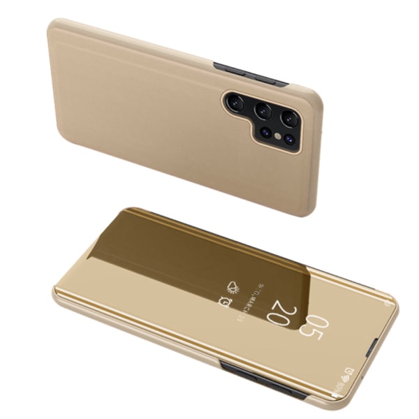 Samsung Galaxy S23 Ultra - Fodral LEMAN Guld