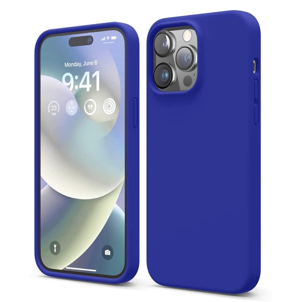 iPhone 14 Pro Max - Stilfuldt beskyttende Floveme-cover Blå