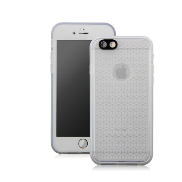 Kotelo (Aqua-Organic) iPhone 8 Plus -puhelimelle - Vedenpitävä Svart/Vit