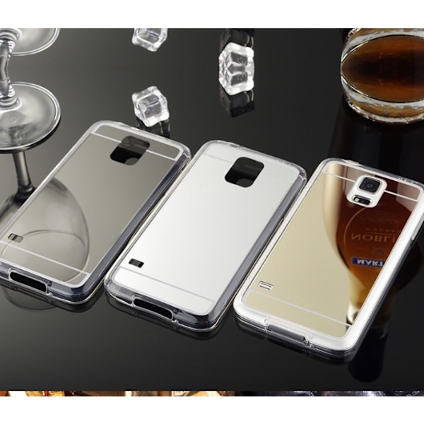 Samsung Galaxy S5 - "Vintage" från LEMAN med spegeldesign Silver