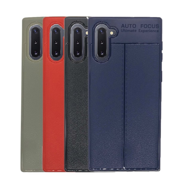 Genomtänkt Stöttåligt Skal - Samsung Galaxy Note10 Röd