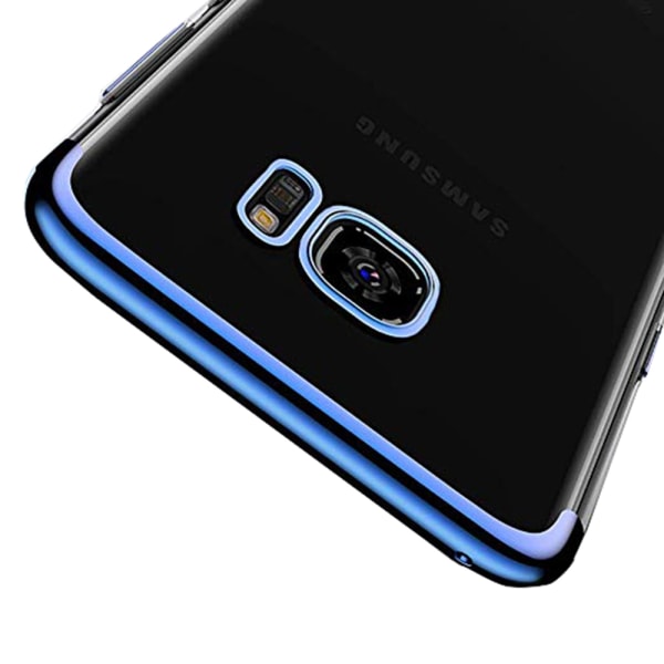 Samsung Galaxy S7 Edge - Stilig Floveme silikondeksel Guld