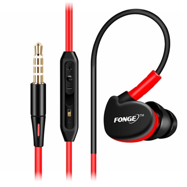 FONGE MX Sport In-ear Hörlurar med Mic (Earphone) Grön