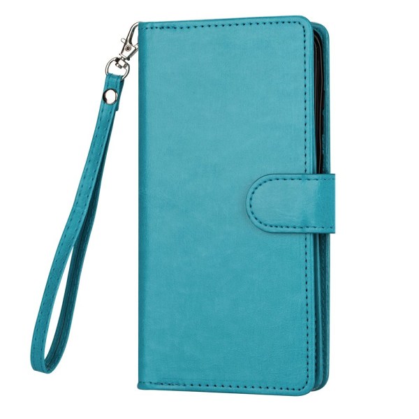 Samsung Galaxy S22 Plus - Smart FLOVEME Wallet Case (9 kort) Röd